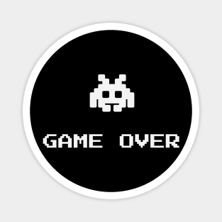 Game Over Retro Gaming Magnet